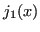 $\displaystyle j_1(x)$