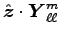 $\displaystyle \hat{\mbox{\boldmath$z$}}\cdot \mbox{\boldmath$Y$}_{\ell \ell}^{m}$