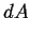 $\displaystyle dA$