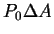 $P_0 \Delta A$