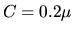 $C = 0.2 \mu$
