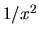 $1/x^2$