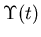 $\Upsilon(t)$