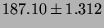 $187.10 \pm 1.312$