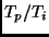 $T_p/T_i$