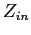 $Z_{in}$