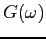 $G(\omega)$