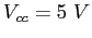 $V_{cc}= 5~V$