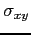 $\sigma_{xy}$