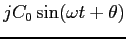 $j C_0 \sin(\omega t + \theta)$
