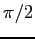 $\pi/2$