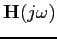 $\textbf{H}(j\omega)$