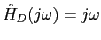 $\hat{H}_D(j \omega) = j\omega$