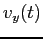 $v_y(t)$